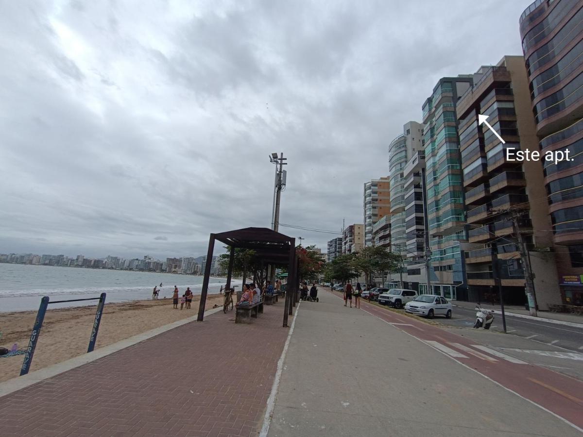 Apt Canto Nobre, Frente Total Para O Mar, 4 Quartos, Vaga De Garagem E Wi Fi Guarapari Exteriér fotografie